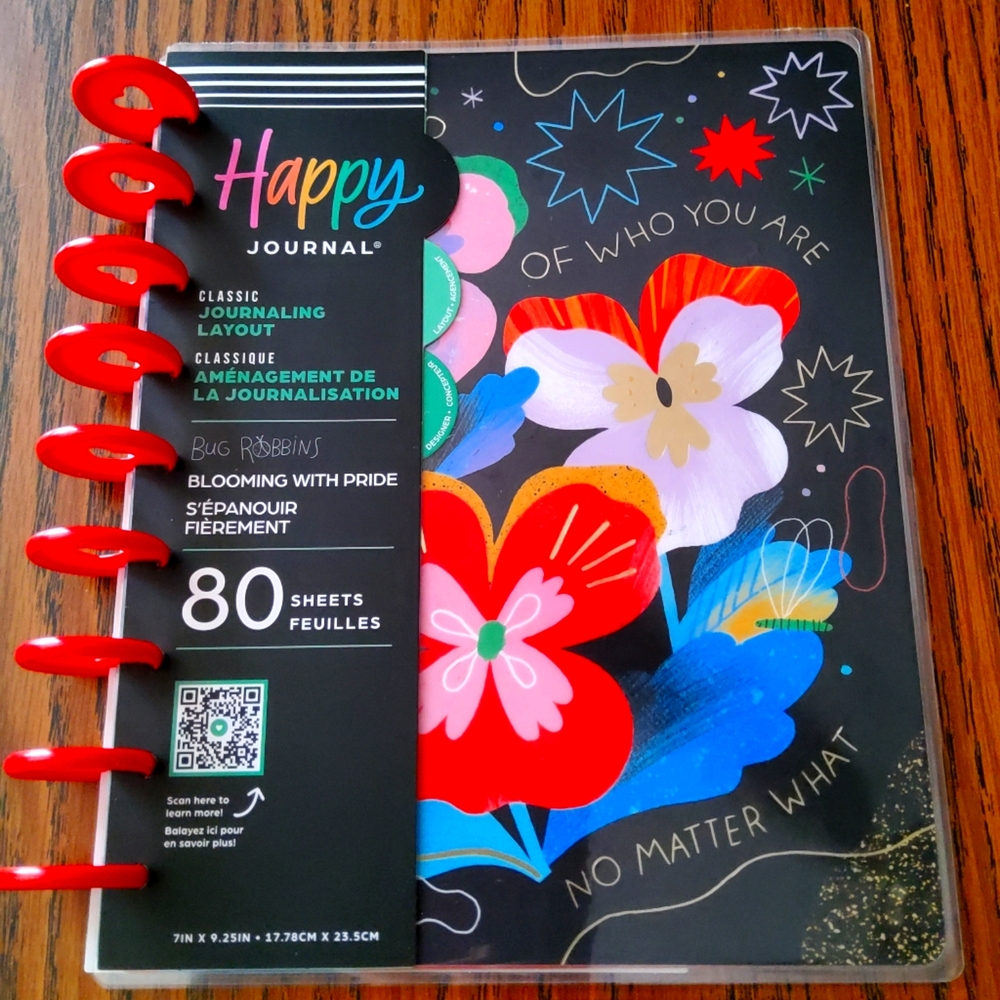 Happy Planner Classic Journal Cover, Dividers and Discs Only